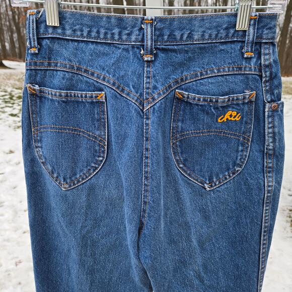 Vintage Eighties Chic Women's Jeans Straight Leg size 11/12 Back Yoke High Waist - Picture 6 of 14